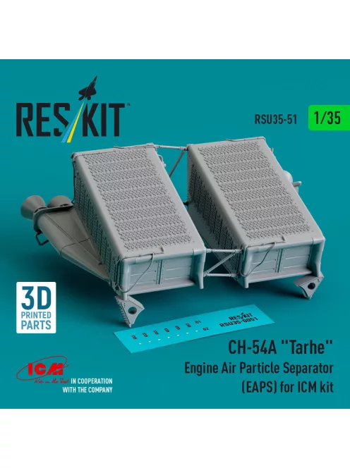Reskit - CH-54A Tarhe Engine Air Particle Separator (EAPS) for ICM kit (3D Printed)