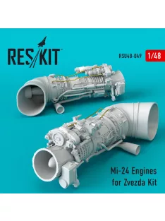 Reskit - Mi-24 Engines for Zvezda kit
