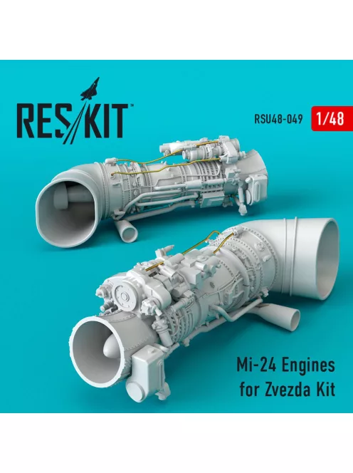 Reskit - Mi-24 Engines for Zvezda kit