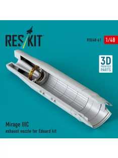   Reskit - Mirage IIIC exhaust nozzle for Eduard kit (3D Printed)