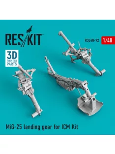Reskit - MiG-25 landing gear for ICM Kit
