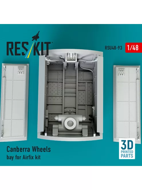 Reskit - Canberra Wheels bay for Airfix kit (3D Printed)