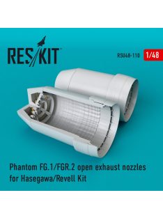   Reskit - Phantom (FG.1/FGR.2) open exhaust nozzles for Hasegawa/Revell kit  (1/48)