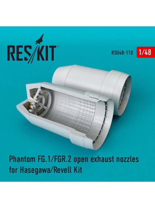 Reskit - Phantom (FG.1/FGR.2) open exhaust nozzles for Hasegawa/Revell kit  (1/48)