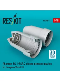   Reskit - Phantom (FG.1/FGR.2) closed exhaust nozzles for Hasegawa/Revell kit (3D Printed)