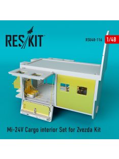 Reskit - Mi-24V Cargo interior Set for Zvezda kit (1/48)