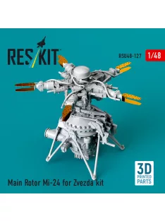 Reskit - Main Rotor Mi-24 for Zvezda kit (3D Printed)
