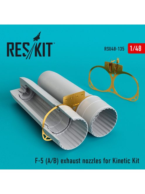 Reskit - F-5 (A,B) exhaust nozzles for Kinetic kit (1/48)
