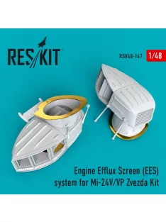   Reskit - Engine Efflux Screen (EES) system for Mi-24V/VP for Zvezda kit (1/48)