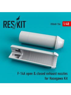   Reskit - F-14A "Tomcat" open & closed exhaust nozzles for Hasegawa kit (1/48)
