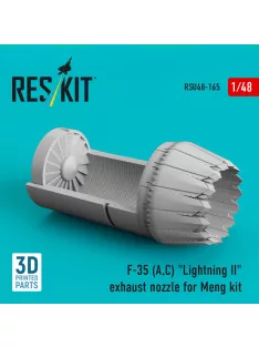   Reskit - F-35 (A,?) Lightning II exhaust nozzle for Meng kit (3D Printed)