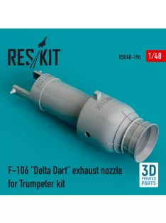   Reskit - F-106 Delta Dart exhaust nozzle for Trumpeter kit (3D Printed)