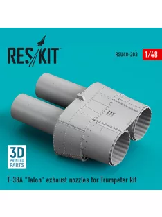   Reskit - T-38A Talon exhaust nozzles for Trumpeter kit (3D Printed)