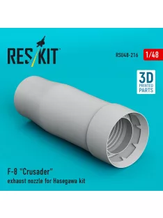   Reskit - F-8 Crusader exhaust nozzle for Hasegawa kit (3D Printed)