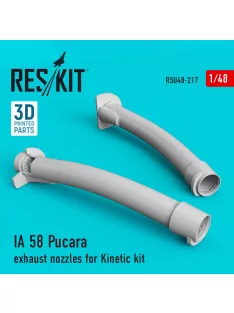 Reskit - IA 58 Pucara exhaust nozzles for Kinetic kit