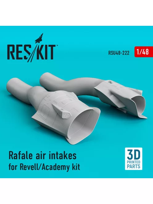 Reskit - Rafale air intakes for HobbyBoss kit (3D Printed)