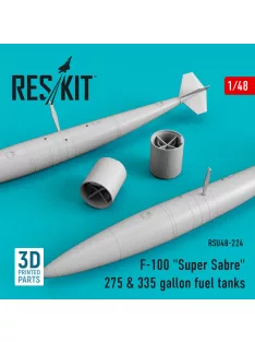   Reskit - F-100 Super Sabre 275 & 335 gallon fuel tanks (3D Printed)