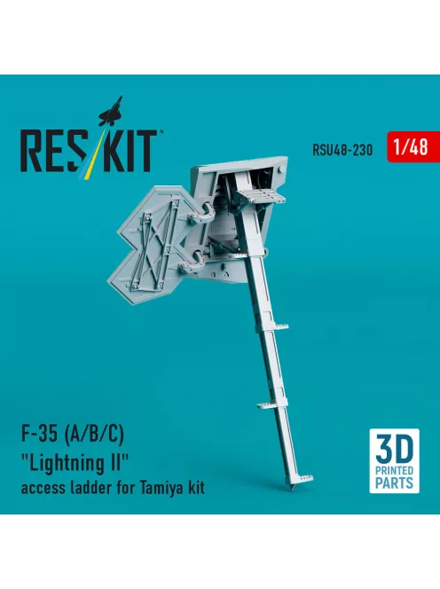 Reskit - F-35 (A/B/C) Lightning II access ladder for Tamiya kit (3D Printed)