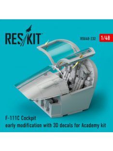   Reskit - F-111C Cockpit early modification with 3D decals for Academy kit (1/48)