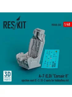  Reskit - A-7 (E,D) Corsair II ejection seat IC-2 / IG-2 early for HobbyBoss kit (3D Printed)