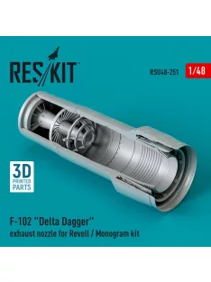   Reskit - F-102 Delta Dagger exhaust nozzle for Revell / Monogram kit (3D Printed)