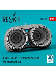   Reskit - T-38C "Talon ll" exhaust nozzles for Wolfpack kit (3D Printed) (1/48)