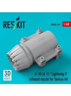   Reskit - F-35 (A C) Lightning II exhaust nozzle for Tamiya kit