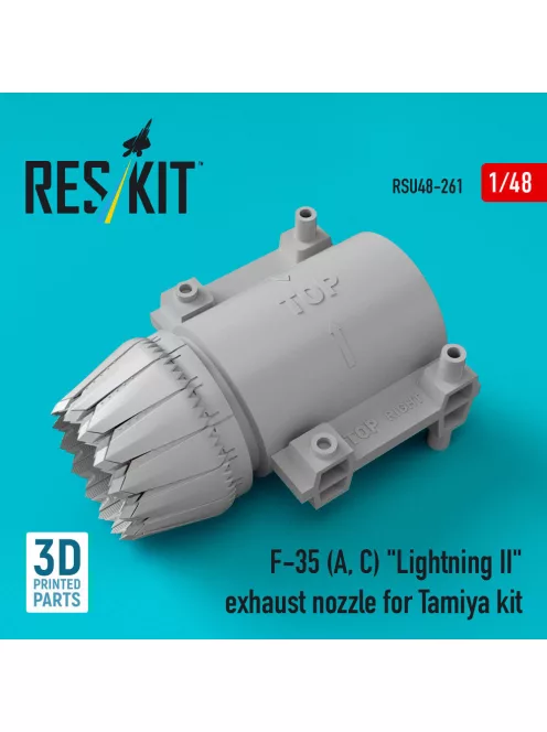 Reskit - F-35 (A C) Lightning II exhaust nozzle for Tamiya kit