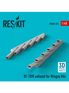 Reskit - Bf-109E exhaust for Wingsy Kits (3D Printed)