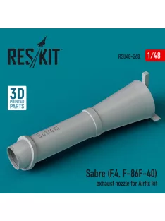  Reskit - Sabre (F.4, F-86F-40) exhaust nozzle for Airfix kit (3D Printed)