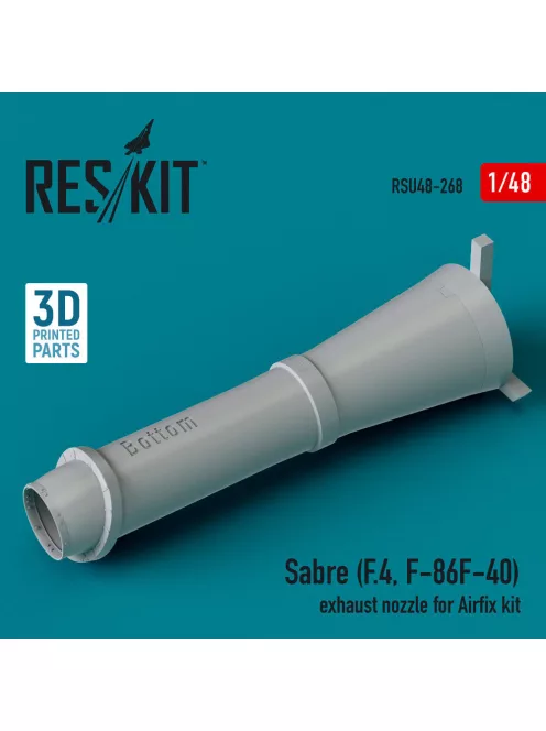 Reskit - Sabre (F.4, F-86F-40) exhaust nozzle for Airfix kit (3D Printed)