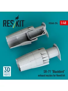   Reskit - SR-71 Blackbird exhaust nozzles for Revell kit (3D printed)