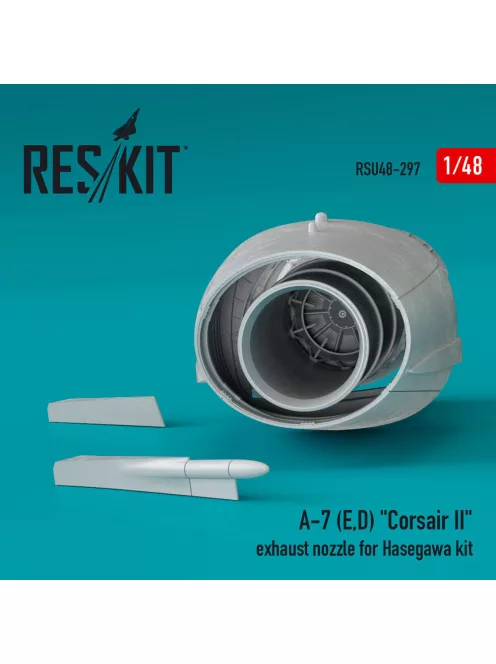 Reskit - A-7 (E,D) Corsair II exhaust nozzle for Hasegawa kit