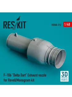   Reskit - F-106 Delta Dart exhaust nozzle for Revell/Monogram kit