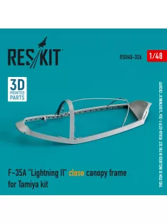   Reskit - F-35A Lightning II close canopy frame for Tamiya kit (3D Printed)