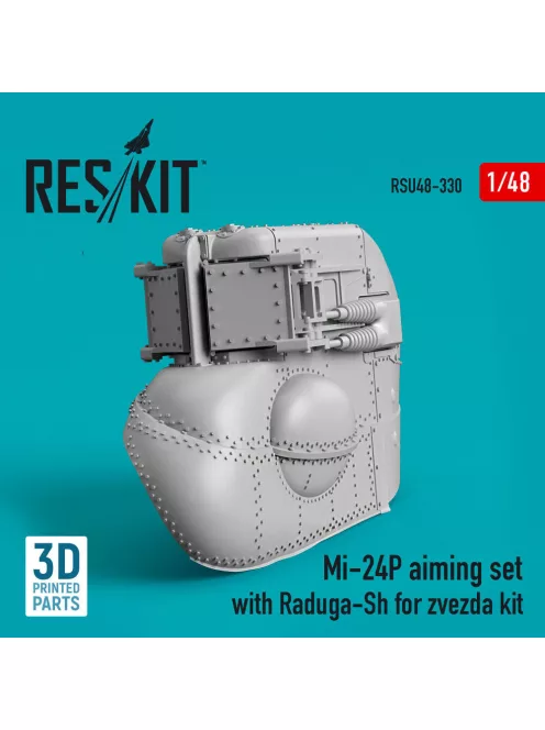 Reskit - Mi-24P aiming set with Raduga-Sh for zvezda kit (3D Printed)