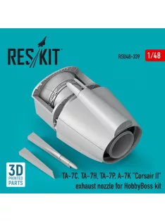   Reskit - TA-7C TA-7H TA-7P A-7K Corsair II exhaust nozzle for HobbyBoss kit (3D Printed)