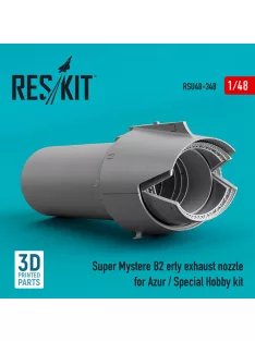  Reskit - Super Mystere B2 early exhaust nozzle for Azur / Special Hobby kit (3D Printed)