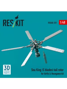   Reskit - Sea King (5 blades) tail rotor for Airfix & Hasegawa kit (3D printed)
