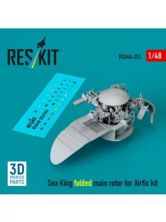   Reskit - Sea King folded main rotor for Airfix kit (3D printed)