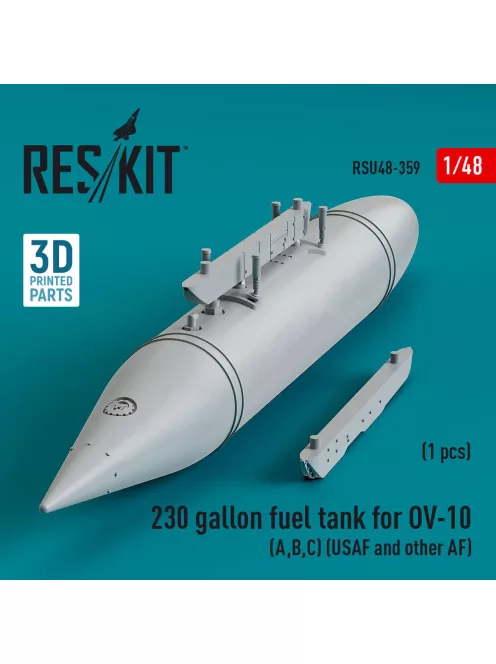 Reskit - 230 gallon centerline fuel tank for OV-10 (A,B,C) (USAF and other AF) (1 pcs) (3D Printed)