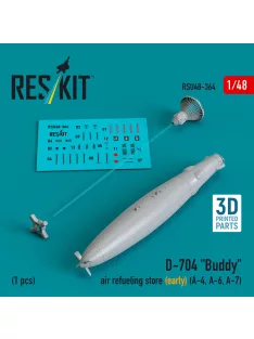   Reskit - D-704 Buddy air refueling store (early) (1 pcs) (A-4 A-6 A-7) (3D Printed)