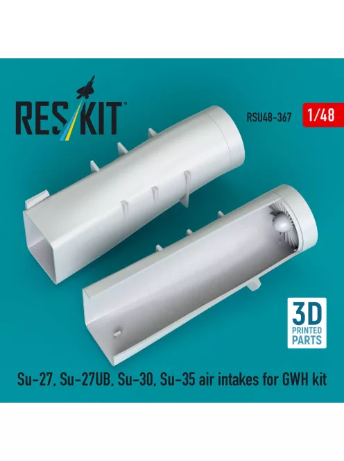 Reskit - Su-27 Su-27UB,30,35 air intakes for GWH kit (3D Printed)