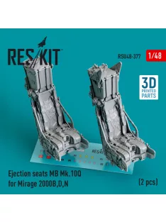   Reskit - Ejection seats MB Mk.10Q for Mirage 2000B,D,N (2 pcs) (3D Printed) (1/48)