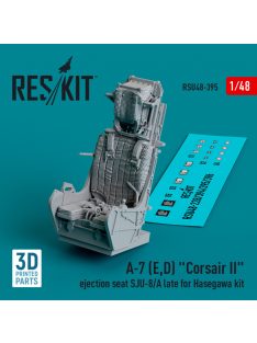   Reskit - A-7 (E,D) "Corsair II" ejection seat SJU-8/A late for Hasegawa kit (3D Printed) (1/48)