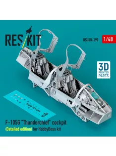   Reskit - F-105G Thunderchief cockpit (Detailed edition) for HobbyBoss kit (3D Printed)