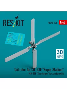   Reskit - Tail rotor for CH-53E Super Stallion MH-53E Sea dragon for Academy kit (3D printed)
