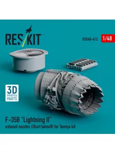   Reskit - ?F-35B Lightning II exhaust nozzle (Short takeoff) for Tamiya kit (3D printed)