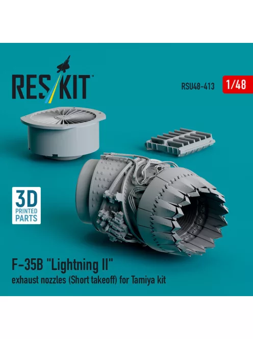 Reskit - ?F-35B Lightning II exhaust nozzle (Short takeoff) for Tamiya kit (3D printed)