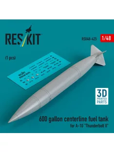  Reskit - 600 gallon centerline fuel tank for A-10 Thunderbolt II (1 pcs) (3D Printed)